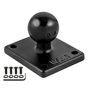 2" X 1.7" Adapter Base with 1" Ball for the TomTom Rider 2 & Urban Rider